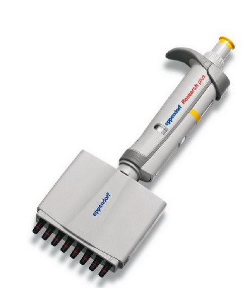 Eppendorf德國艾本德10～100µl八道可調移液器，整支滅菌